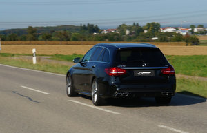 C63AMG, 排気量損失、パワー増大